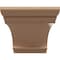 Ekena Millwork 5"W x 10"D x 5"H Wide Hughes Rough Cedar Woodgrain TimberThane Corbel, Primed Tan CORUR05X10X05HUGRCPR - alternate 4